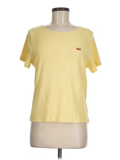 Pre-owned Levi's Short Sleeve T-shirt In Yellow