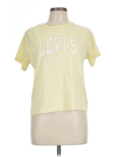 Pre-owned Levi's Short Sleeve T-shirt In Yellow