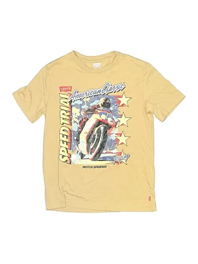 Pre-owned Levi's Kids'  Short Sleeve T-shirt In Yellow