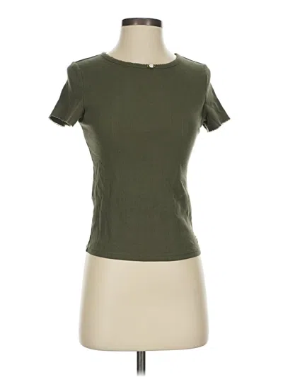 Pre-owned Levi's Short Sleeve Turtleneck In Green