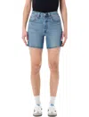 Levi's 501 Mid Tight Short In Blue