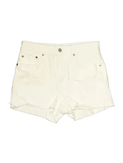 Pre-owned Levi's Shorts In White