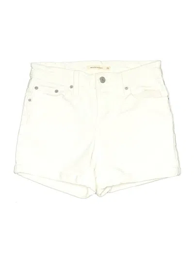 Pre-owned Levi's Shorts In White