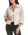 Levi's Shrunken 90s Linen-blend Trucker Jacket In Neutral