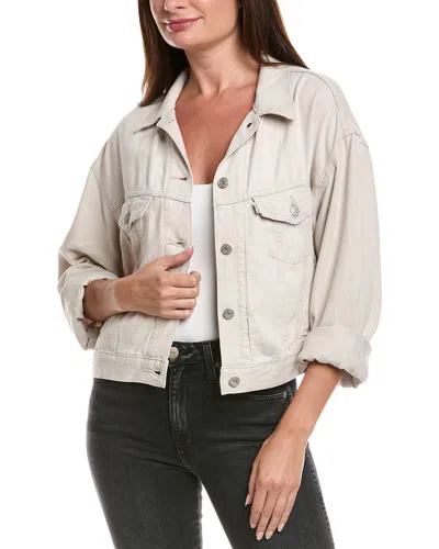 LEVI'S LEVI'S SHRUNKEN 90S LINEN-BLEND TRUCKER JACKET