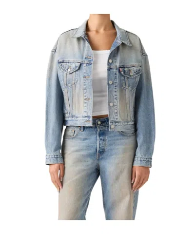 Levi's Shrunken '90s Trucker Jacket In Blue