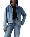 Levi's Shrunken 90s Trucker Western Jacket In Blue