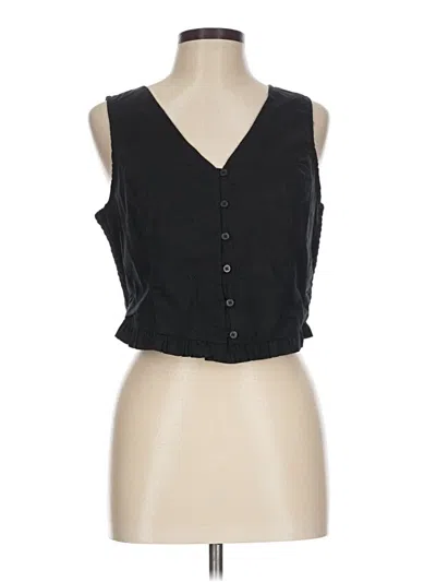 Pre-owned Levi's Sleeveless Blouse In Black