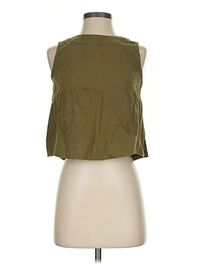 Pre-owned Levi's Sleeveless Blouse In Green
