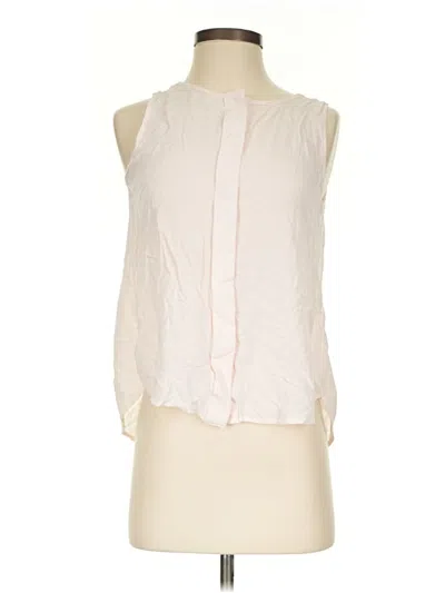 Pre-owned Levi's Sleeveless Blouse In White