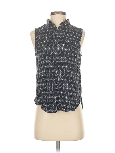 Pre-owned Levi's Sleeveless Button Down Shirt In Black
