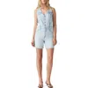 Levi's Sleeveless Denim Romper In Blue