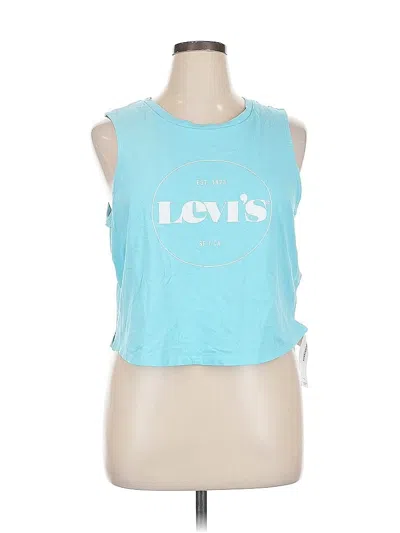 Pre-owned Levi's Sleeveless T-shirt In Blue