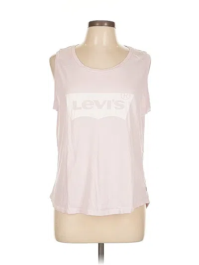 Pre-owned Levi's Sleeveless T-shirt In Pink