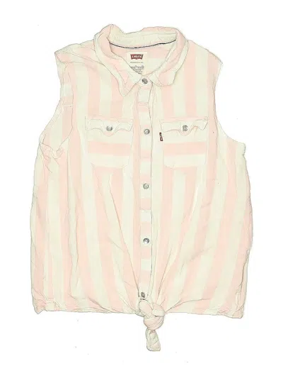 Pre-owned Levi's Kids'  Sleeveless T-shirt In Pink