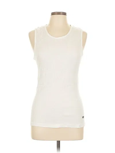 Pre-owned Levi's Sleeveless T-shirt In White