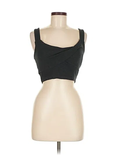 Pre-owned Levi's Sleeveless Top Black Sweetheart Neckline Tops