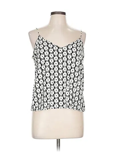 Pre-owned Levi's Sleeveless Top Ivory Sweetheart Neckline Tops In White