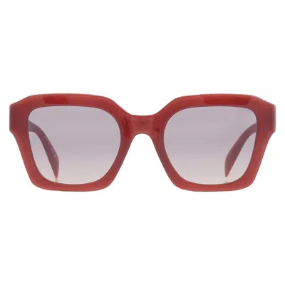 Levi's Smoke Square Ladies Sunglasses Lv 1027/s 009q/gb 53 In Red
