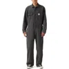 Levi's Stay Loose Pinstripe Cotton Denim Coveralls In Gray
