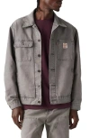 Levi's Sunrise Denim Trucker Jacket In Gray
