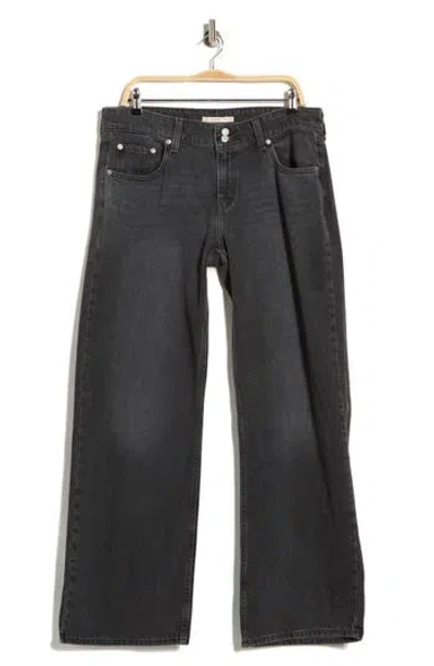Levi's Super Low Loose Fit Jeans In Black