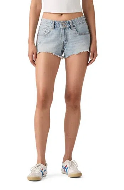 Levi's Superlow Loose Denim Shorts In Blue