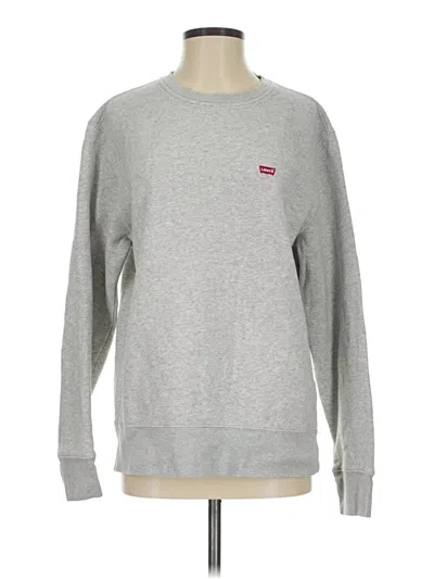Pre-owned Levi's Sweatshirt In Gray