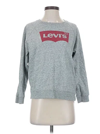 Pre-owned Levi's Sweatshirt In Gray