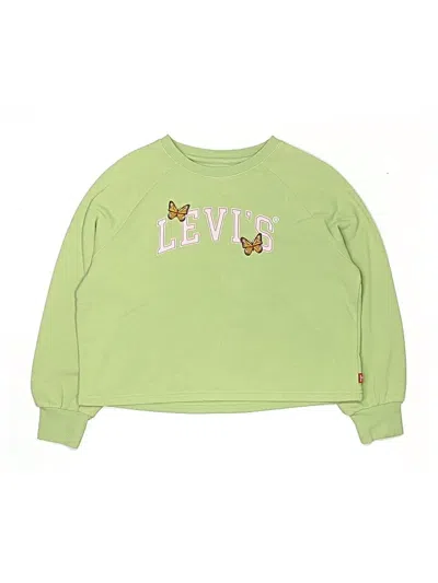Pre-owned Levi's Kids'  Sweatshirt In Green