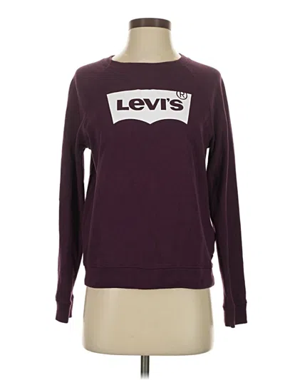 Pre-owned Levi's Sweatshirt In Purple