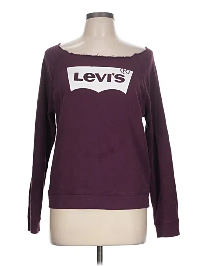 Pre-owned Levi's Sweatshirt In Purple