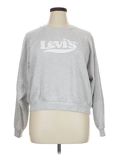 Pre-owned Levi's Sweatshirt In Silver