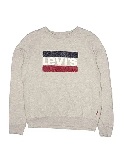 Pre-owned Levi's Kids'  Sweatshirt In Silver