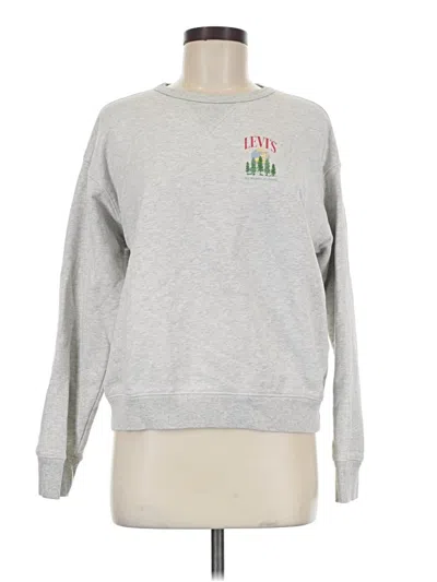 Pre-owned Levi's Sweatshirt In Silver