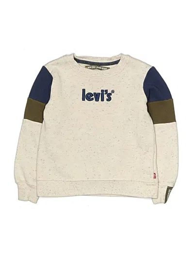 Pre-owned Levi's Kids'  Sweatshirt In Tan