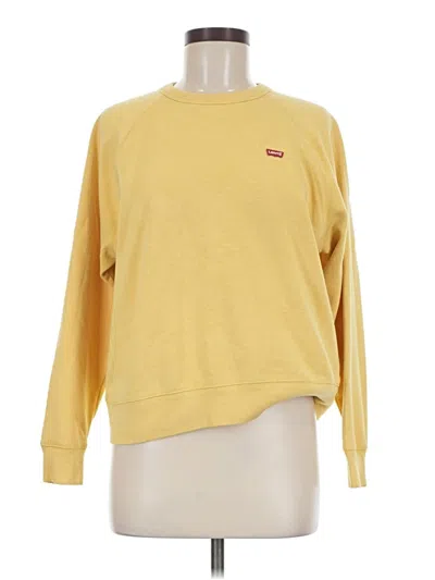 Pre-owned Levi's Sweatshirt In Yellow