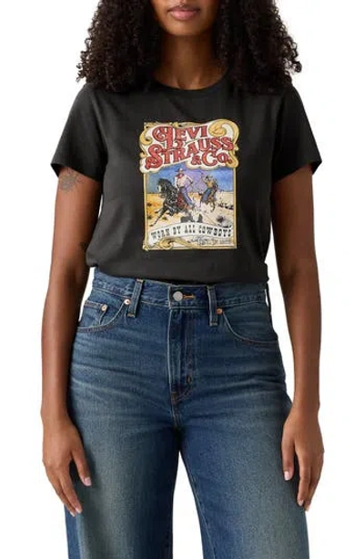 Levi's The Perfect Graphic Tee In Multi