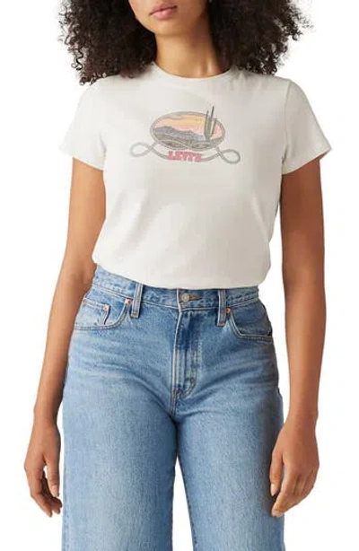 Levi's The Perfect Graphic Tee In Neutral