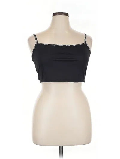 Pre-owned Levi's Tube Top Black Strapless Neckline Tops