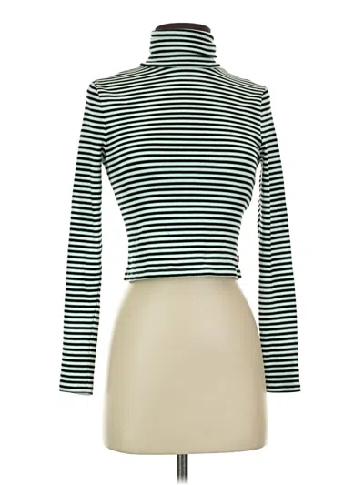 Pre-owned Levi's Turtleneck Sweater In Green