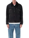 Levi's Type 3 Sherpa Jacket In Black