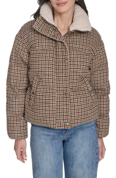 Levi's Western Crop Puffer Jacket In Multi
