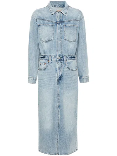 Levi's® Levi's Western Denim Midi Dress Feeling This In Blue