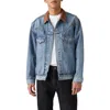 Levi's Jackets And Jackets Man Levis 002wn 000 Western Short Pff To Parris Trucker In Blue