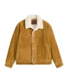 Levi's Western Sherpa Tucker Jacket In Gold