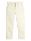 Levi's White Cotton Polyester Elastane Jeans In Brown