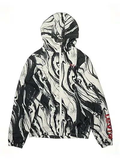Pre-owned Levi's Kids'  Windbreaker Jacket In Silver