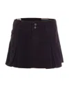 Levi's Women's Corduroy Button-front Mini Skirt In Java