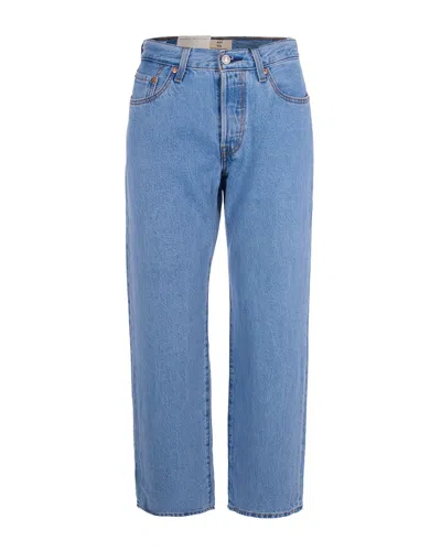 Levi's Women's Flat Finish Jeans - Medium Size In Med Indigo - Flat Finish